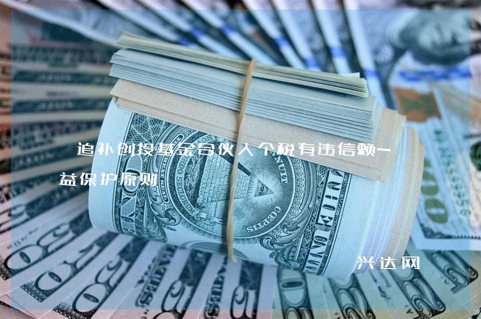 追补投基金合伙人个税有违信赖-利益保护原则 